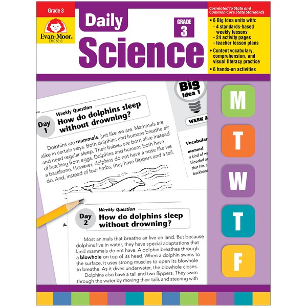 Evan-Moor Evan-Moor Daily Science Book, Grade 3 5013 - main